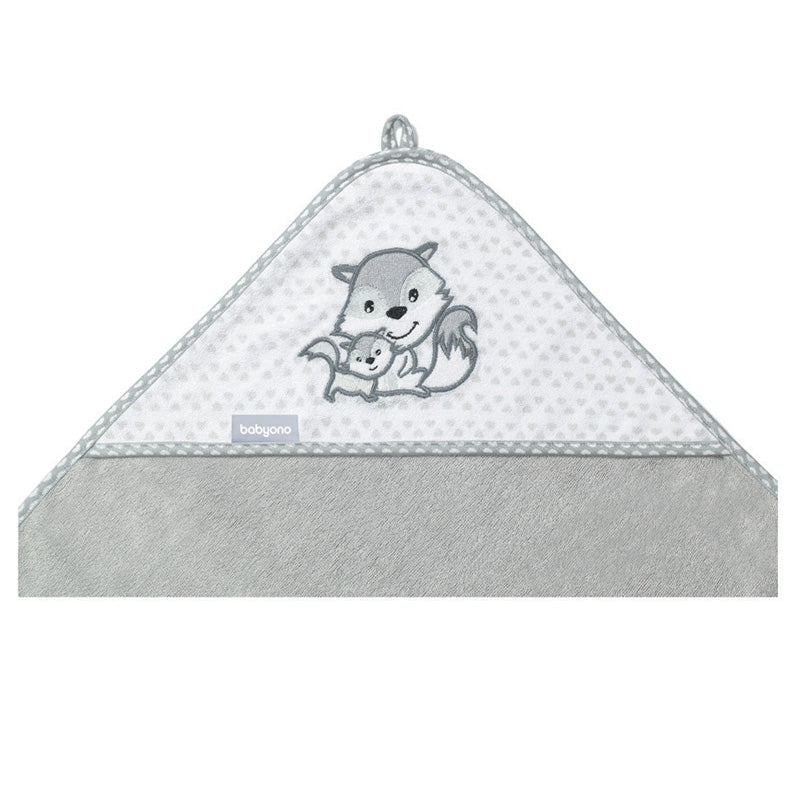 BabyOno Ručnik bambus 100x100 cm, siva