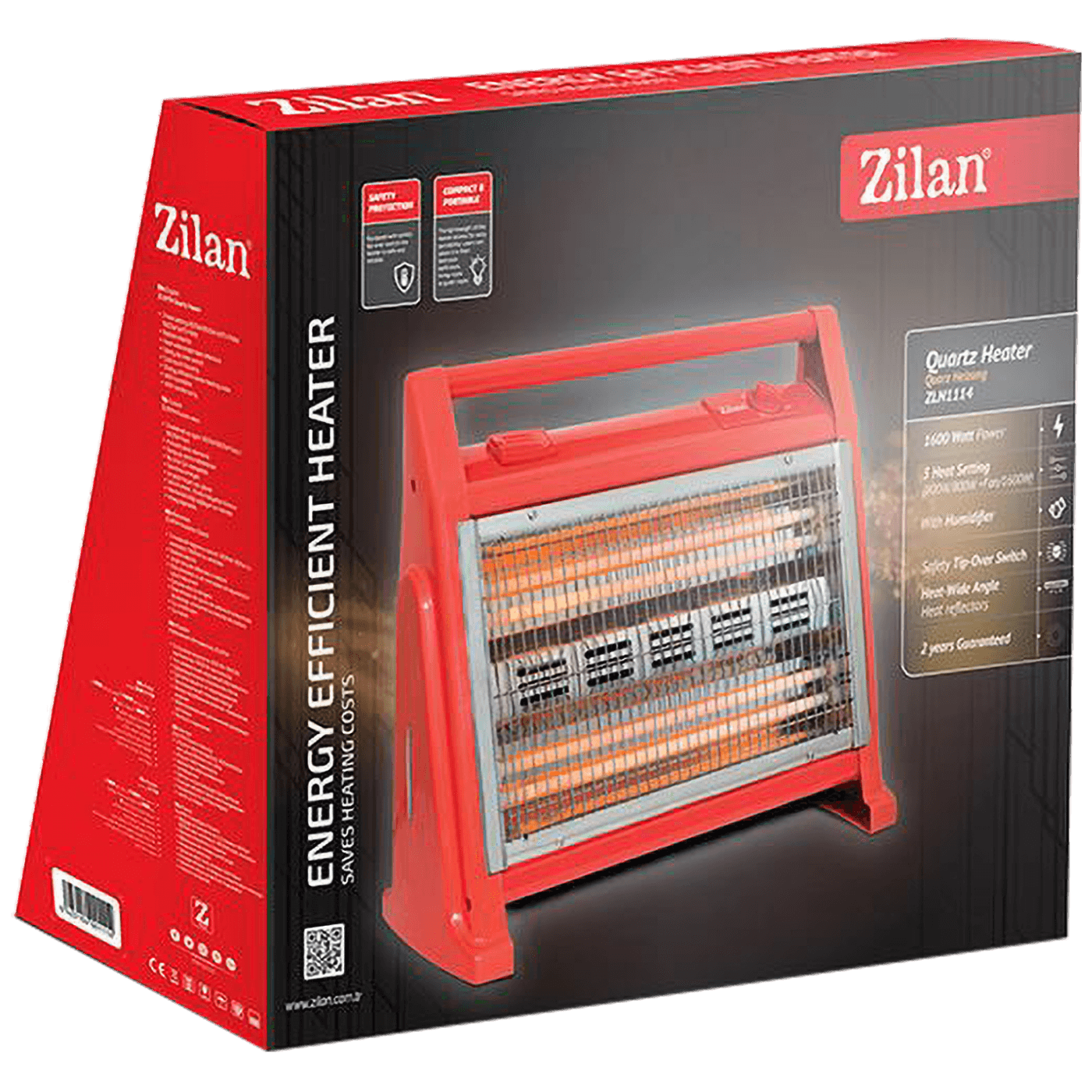 Zilan Grijalica sa halogenim ( kvarcnim ) grijačem, 1600 W - ZLN1114