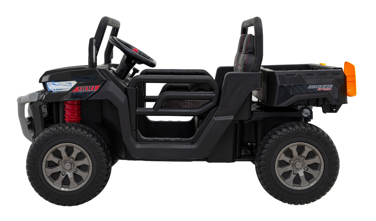 Auto na akumulator Pick-up Speed 900 4x4 - DVOSJED - Crni
