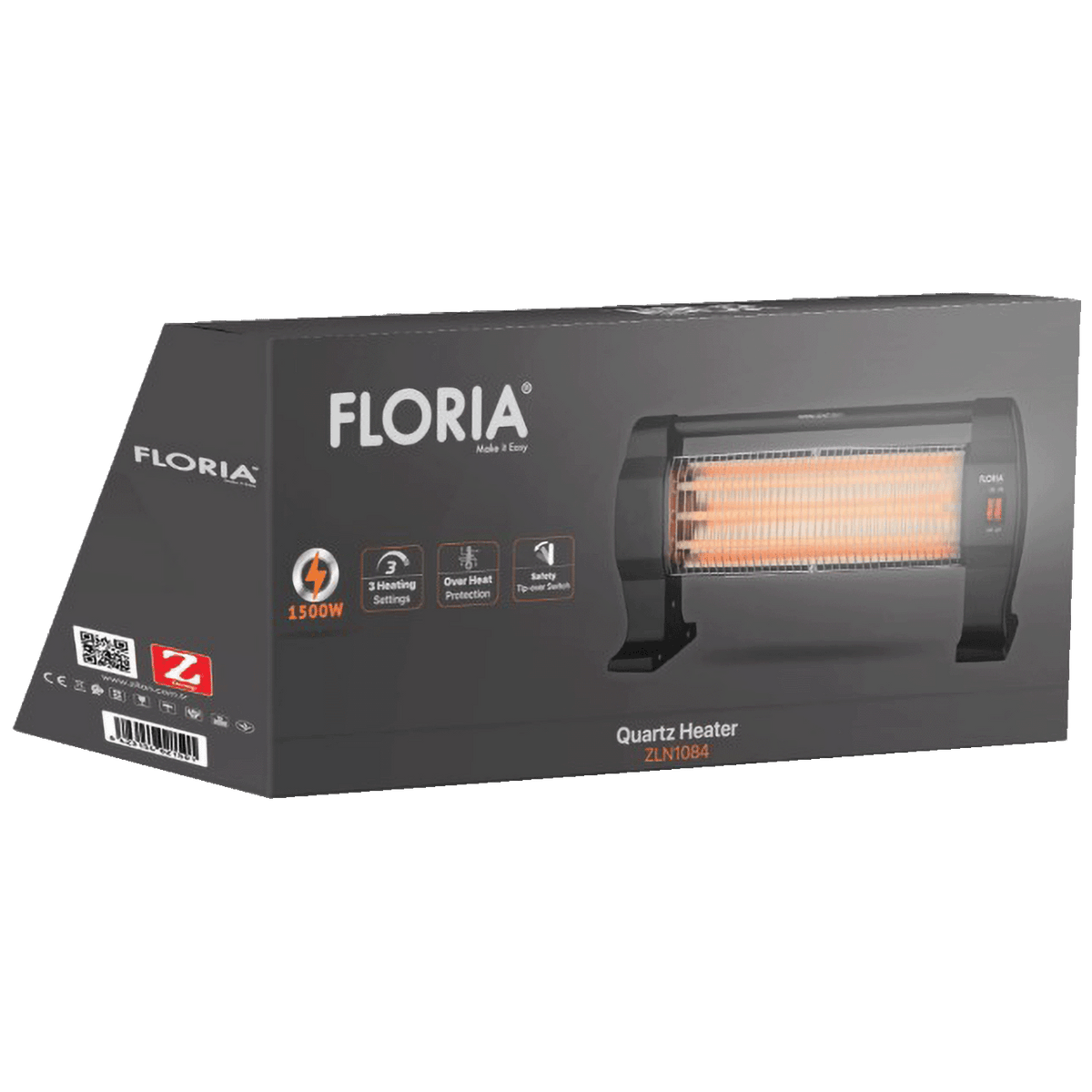 Floria Grijalica sa halogenim ( kvarcnim ) grijačem, 1200 W - ZLN8397