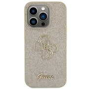 Original GUESS Hardcase GUHCP15XHG4SGD futrola za iPhone 15 PRO MAX (Fixed Glitter Big 4G / gold)