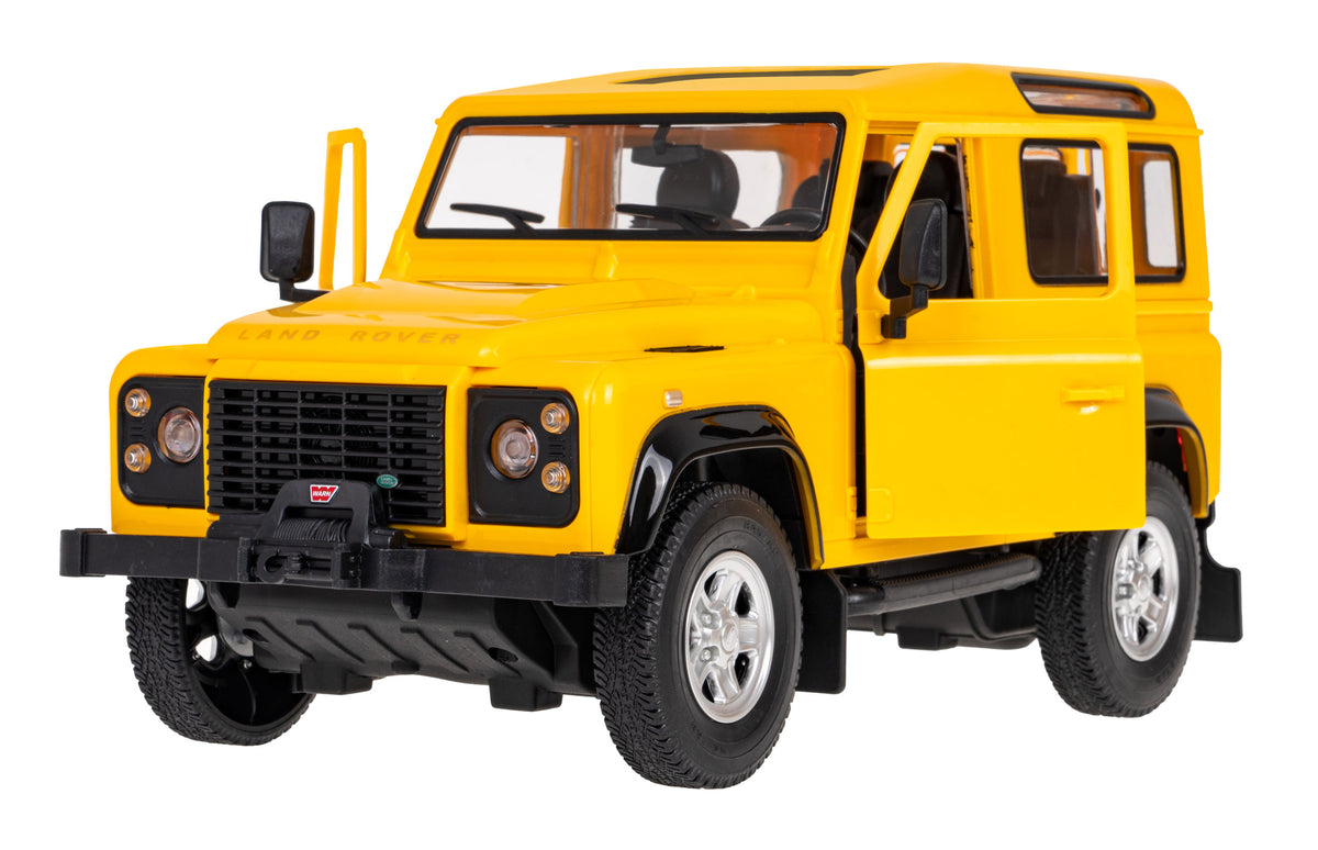 Auto na daljinsko upravljanje R/C car Land Rover Defender 1:14 RASTAR Yellow