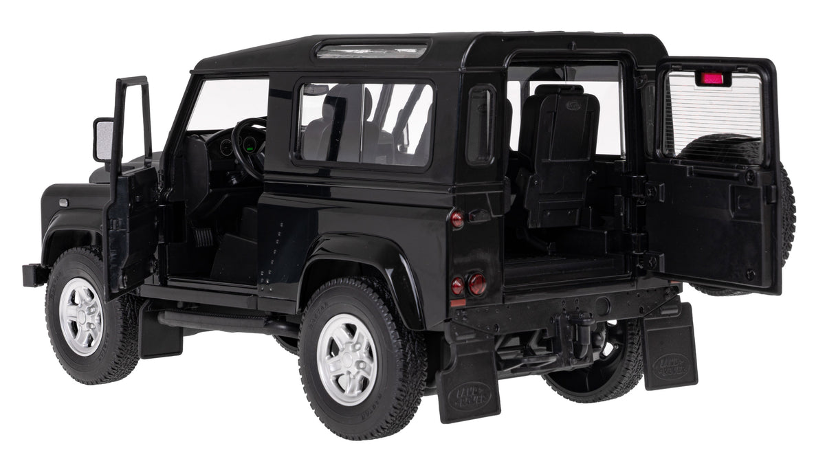 Licencirani auto na daljinsko upravljanje Land Rover Defender 1:14 RASTAR - crni