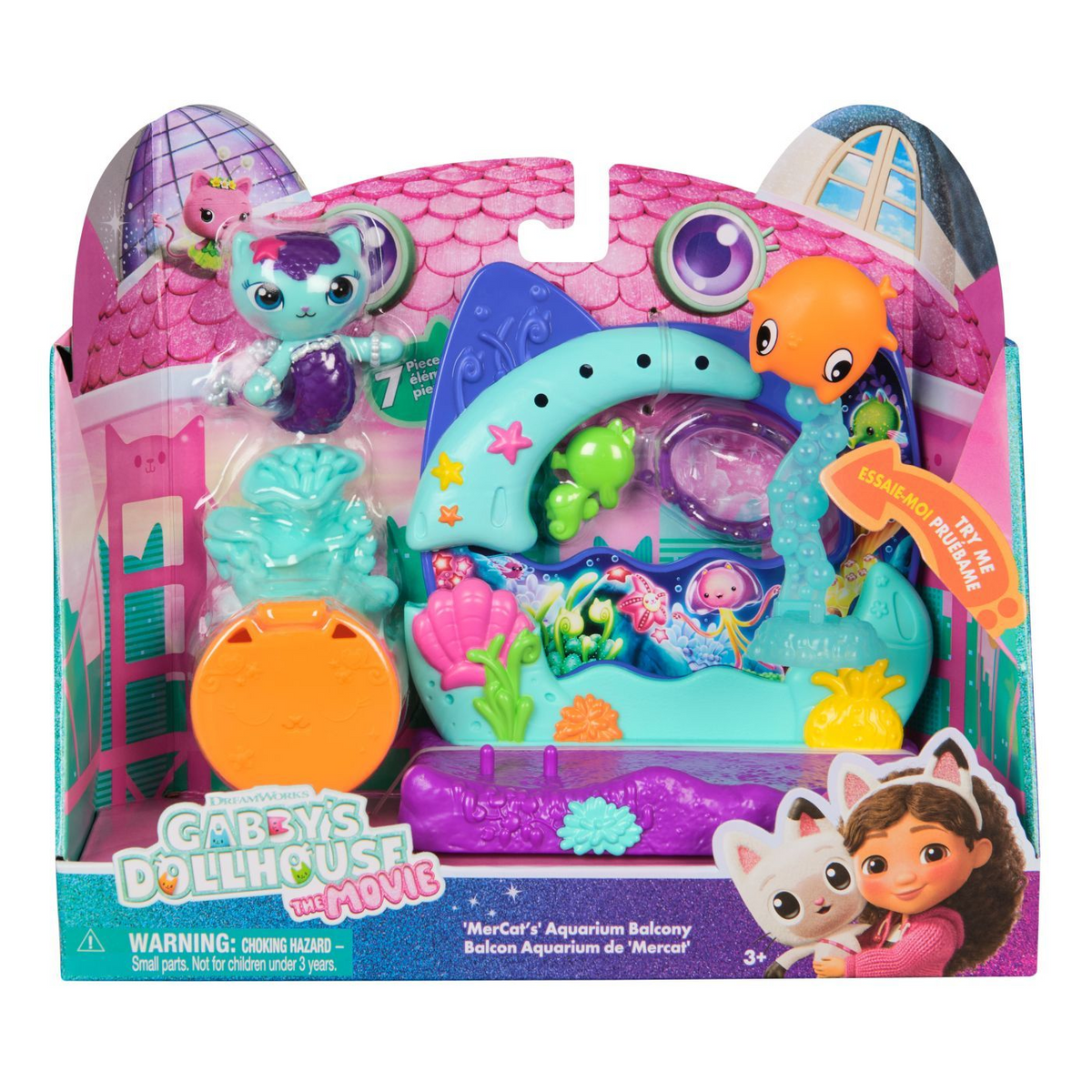 Gabby's Dollhouse GDH PYS Movie Aquarium Balcony GML