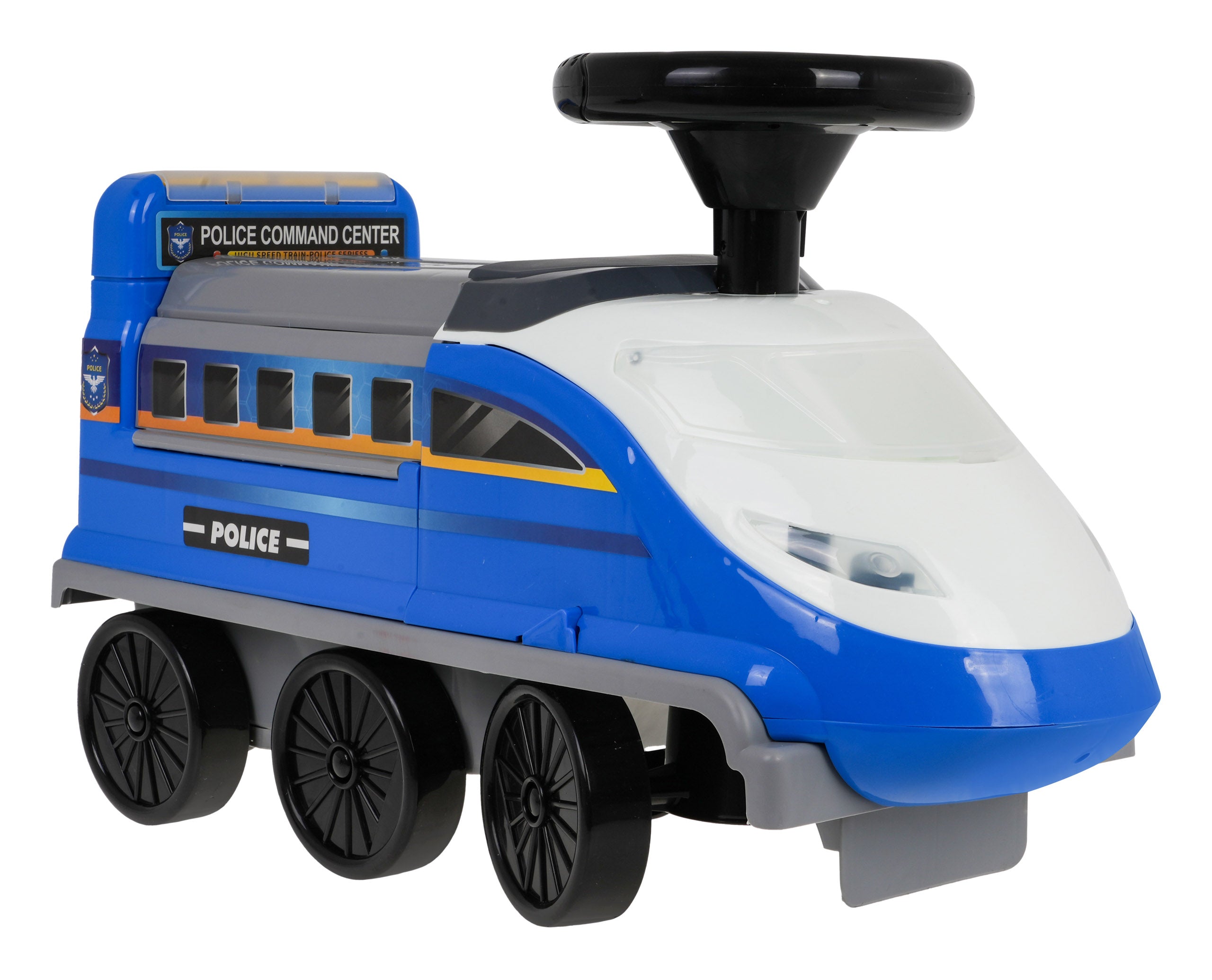 Dječja guralica Ride 2in1 Police - plava