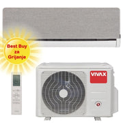 Vivax klima uređaj 5,25 kW ACP-18CH50AEHI - H+ design, srebrna, za prostor do 50m2, A++ energetska klasa
