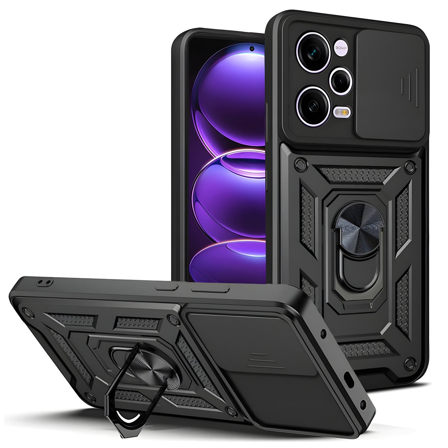 Camshield futrola za Xiaomi Redmi Note 12 5G/Poco X5 Pro 5G - Crna KP29974