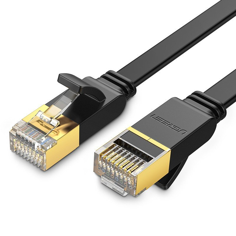 Ugreen NW106 kabel za umrežavanje Crno 10 m Cat7 F/STP (F-STP) Ravan