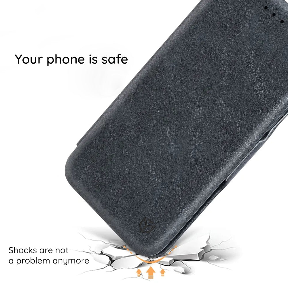 Techsuit Safe Wallet Plus preklopna futrola za Honor X7b –crna