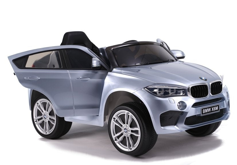 Licencirani auto na akumulator BMW X6 - sivi/lakirani
