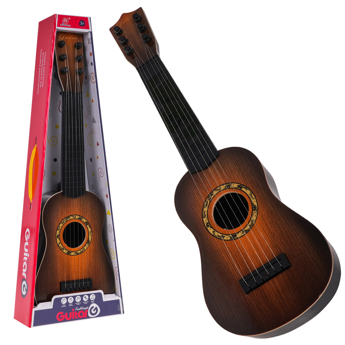 Dječja klasična gitara - tamno smeđa