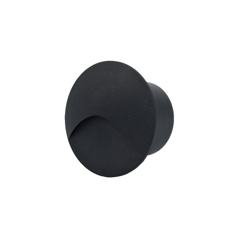 LED ugradna zidna svjetiljka Green Tech 3W, 3000K IP44, crna