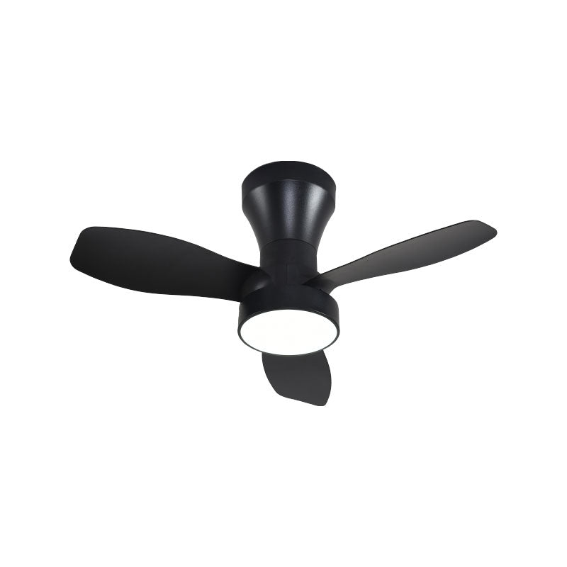 Stropni ventilator sa svjetiljkom Green Tech, 24", 18W, 3CCT, crni