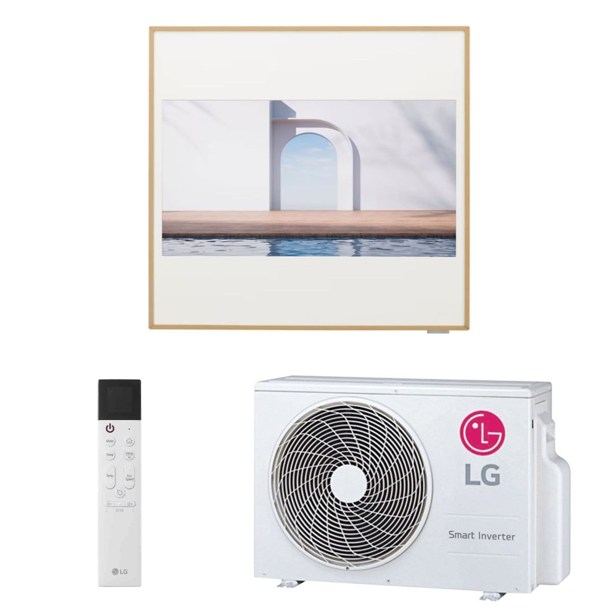 LG KLIMA UREĐAJ 3,5kW A12GA2.NSE/A12GA2.U18 - ARTCOOL GALLERY PREMIUM, za prostor do 35m2, A++ energetska klasa, R32