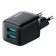 JoyRoom – mrežni punjač – 2 x USB + brzo punjenje - 12W, 2,4A – Crna KP28091