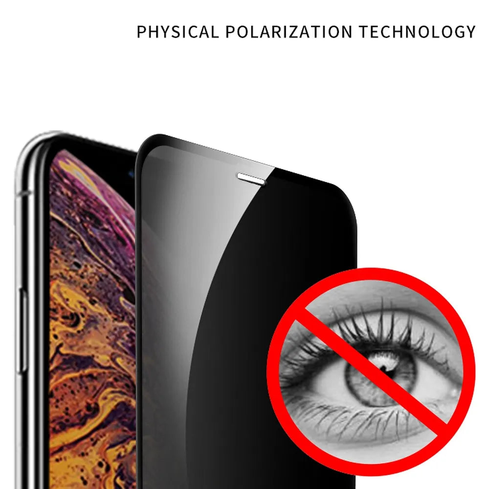 X-ONE Full Cover Extra Strong Privacy kaljeno staklo - za iPhone 15 Pro Max (puno ljepilo) crno