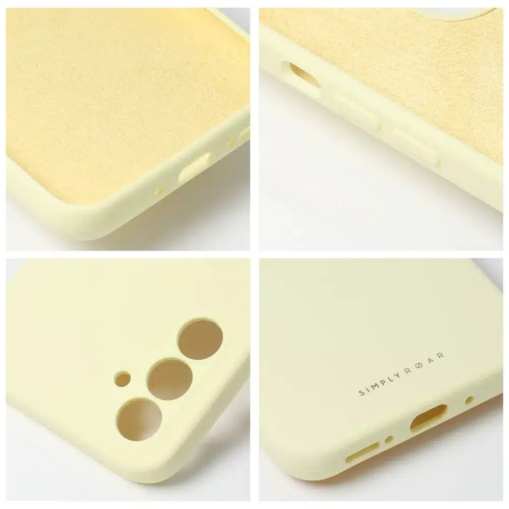 Roar Cloud-Skin maska za SAMSUNG GALAXY A55 5G svijetlo žuta
