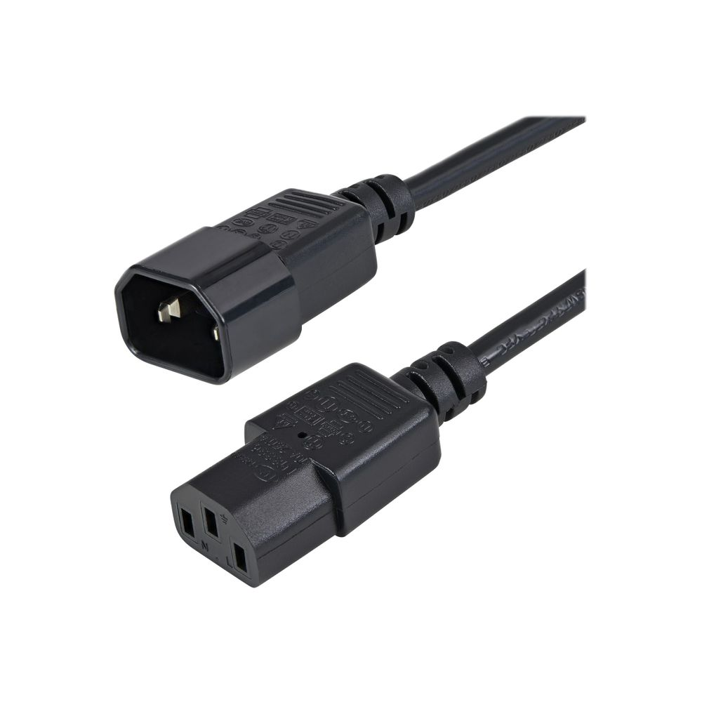 StarTech.com PXT1001M strujni kabel Crno 1 m C14 spoj C13 spoj