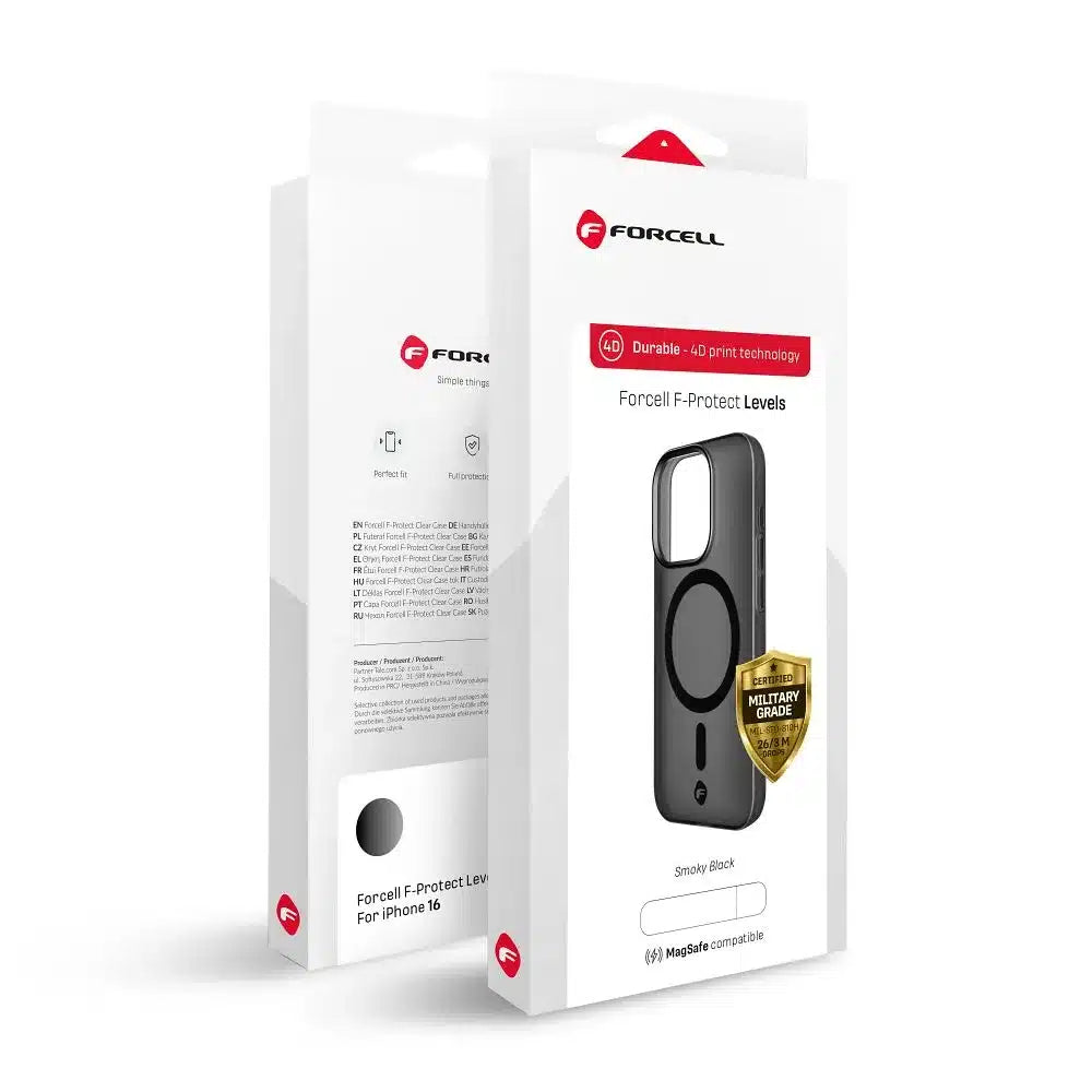 FORCELL F-PROTECT maska kompatibilna s MagSafe za SAMSUNG GALAXY S25 smoky black