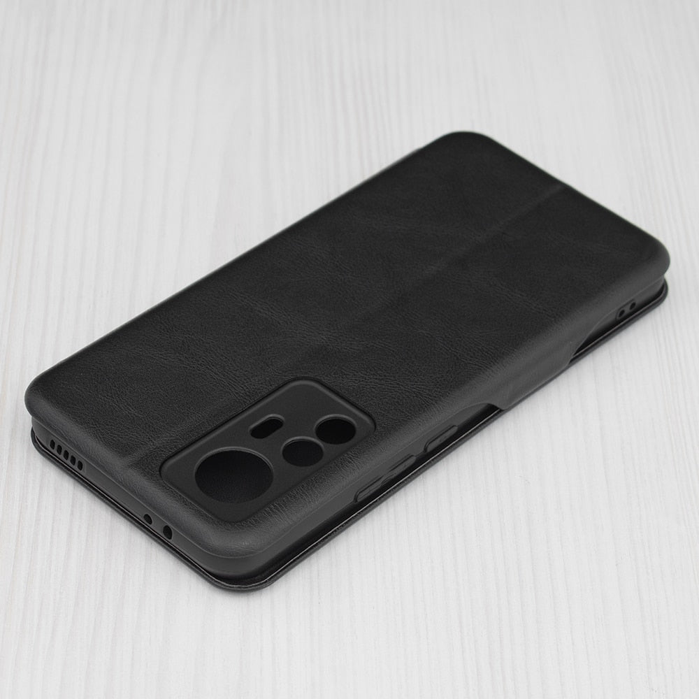 Techsuit Safe Wallet Plus preklopna futrola za Xiaomi 12T / 12T Pro - crna