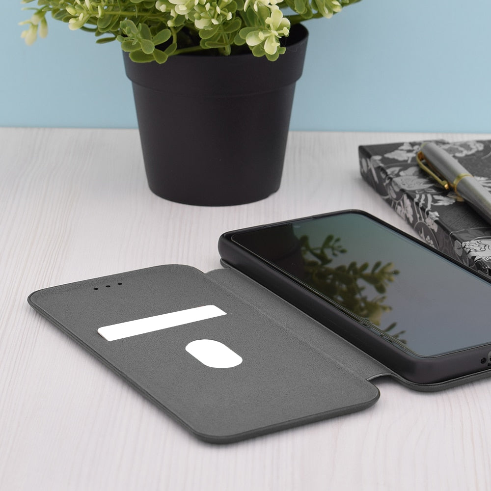Techsuit Safe Wallet Plus preklopna futrola za Motorola Moto G22 – crna