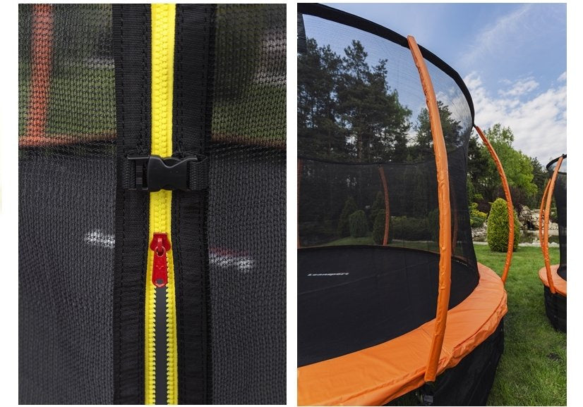 Trampolin 12 FT - crno/narančasti