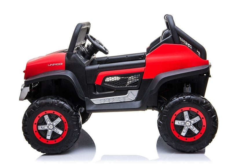 Licencirani auto na akumultor Mercedes Unimog 4x4 - crveni