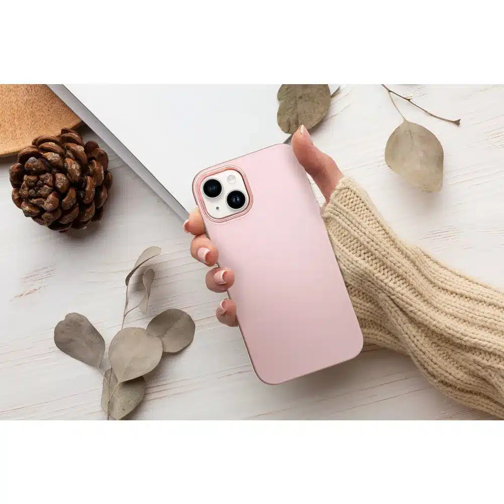FRAME maska za XIAOMI Redmi 12 4G / 12 5G puder roza