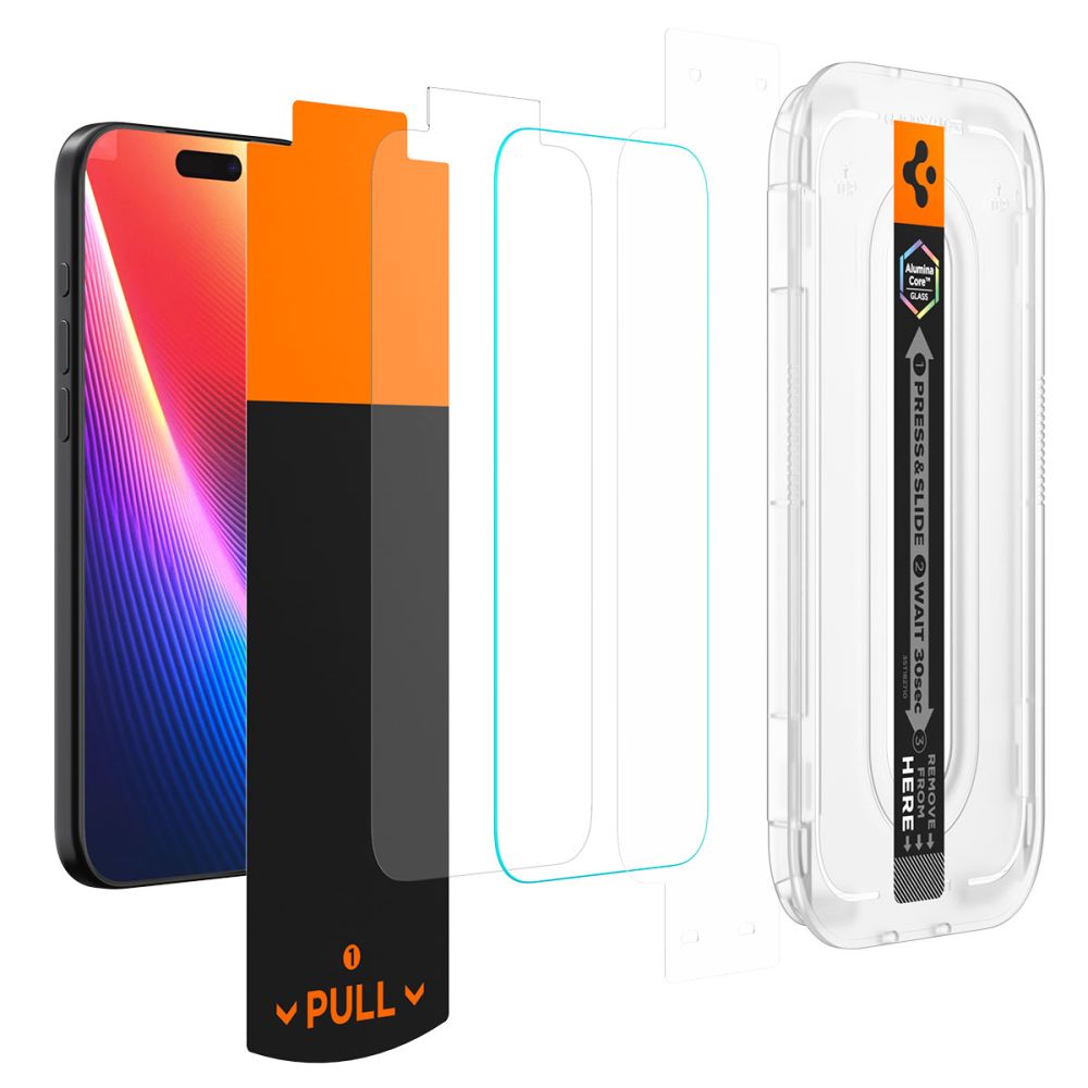 Spigen - Glas.tR EZ-FIT Pro Anti Spy staklo za iPhone 17 Air AGL09871- Privacy