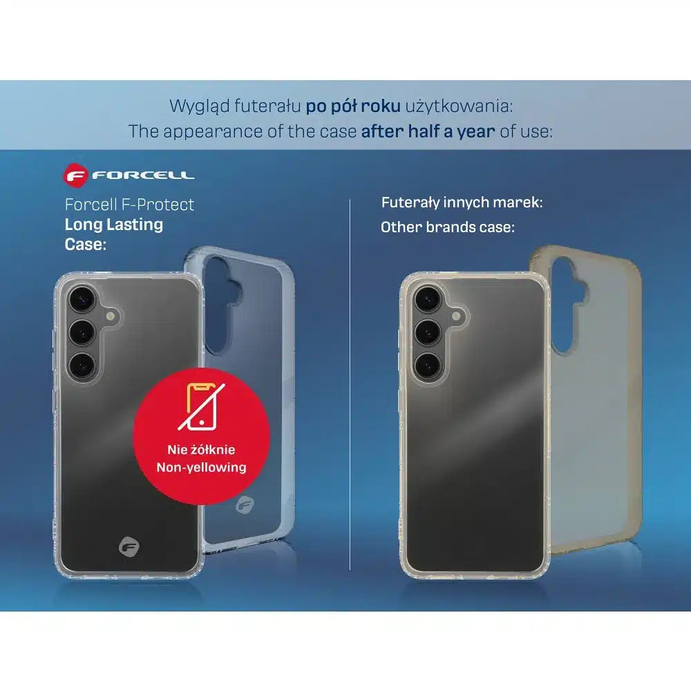 FORCELL F-PROTECT Dugotrajna tanka maska za SAMSUNG A55 prozirna