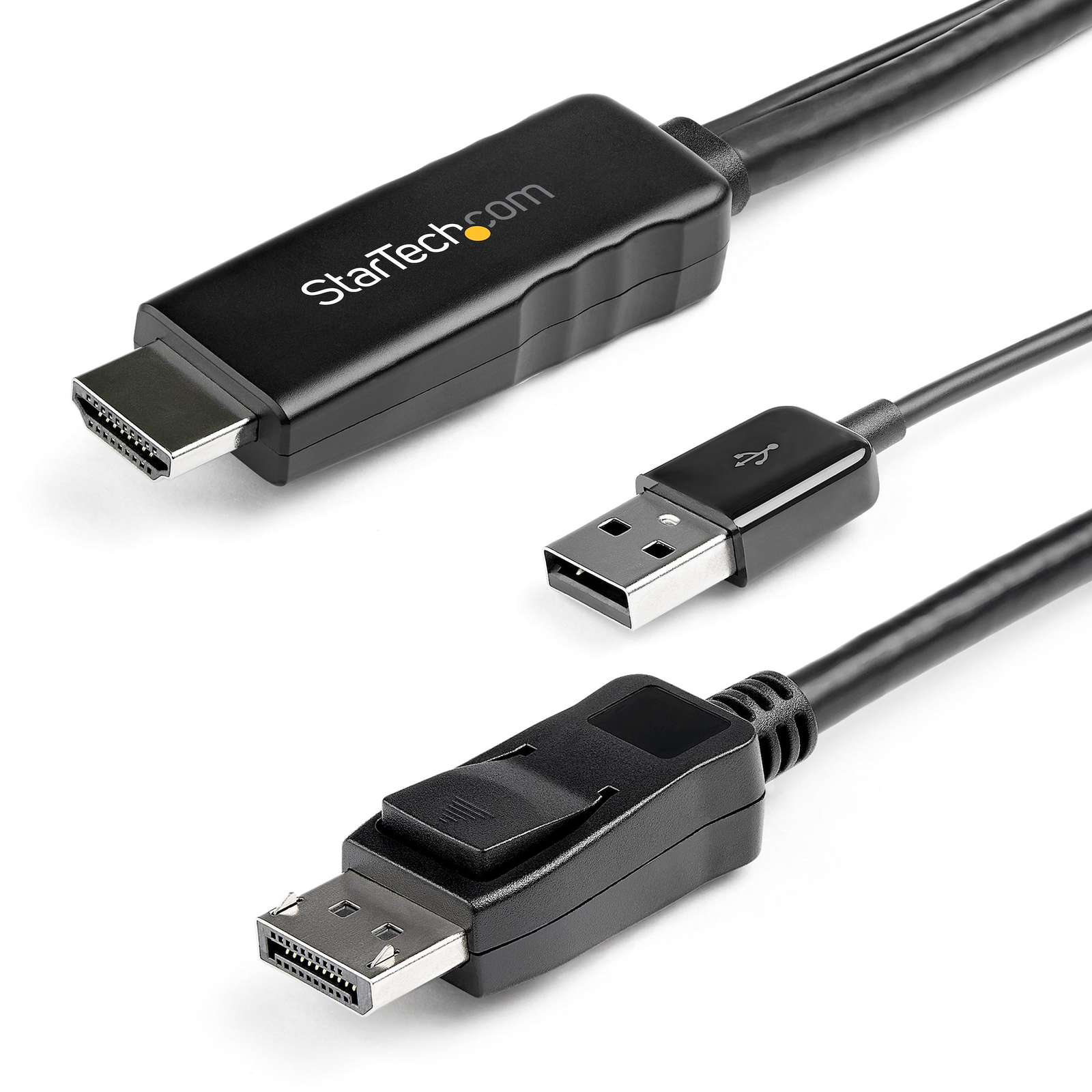 StarTech.com HD2DPMM3M prilagodnik za video kabel 3 m HDMI Tip A (Standard) DisplayPort Crno