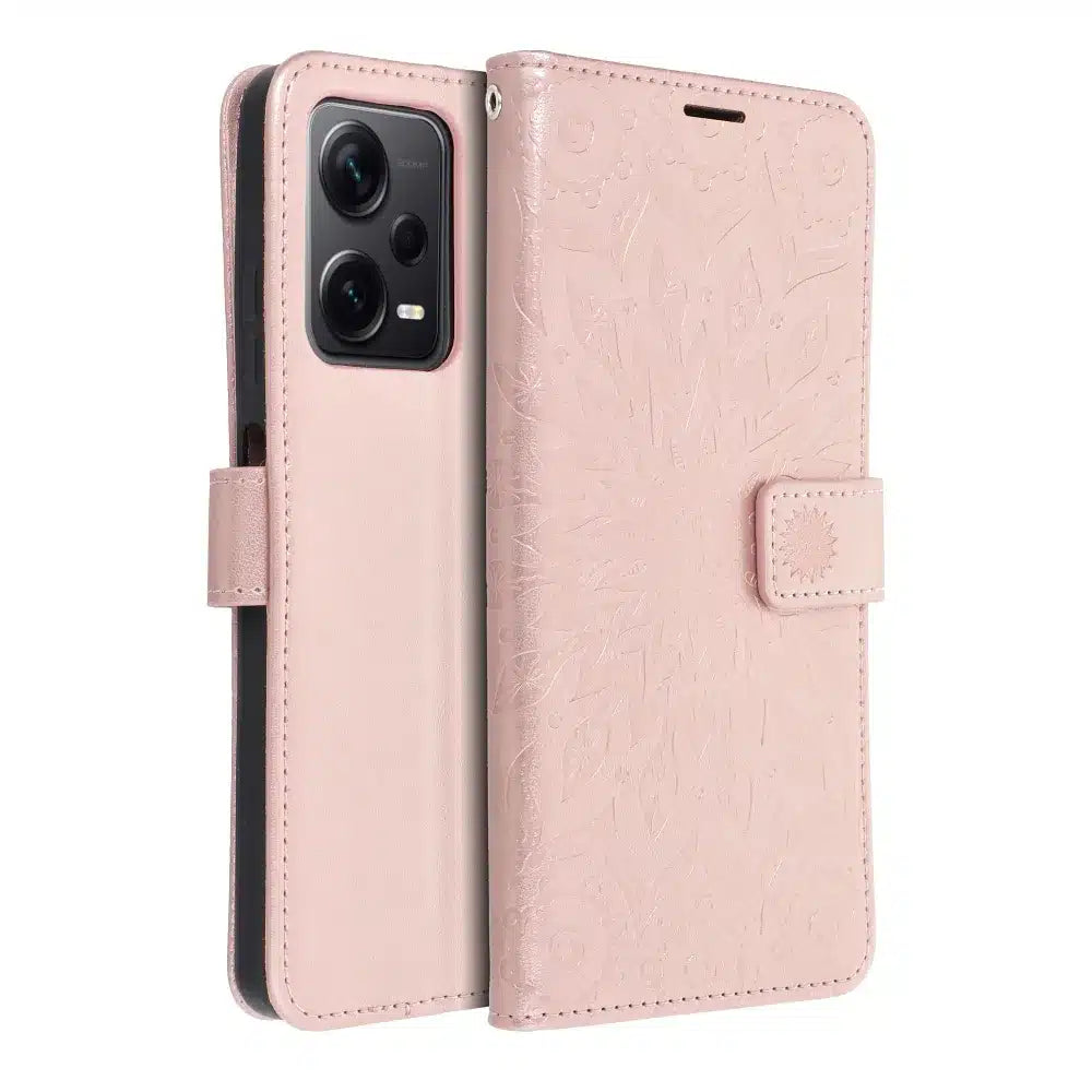 MEZZO Book case preklopna torbica za XIAOMI Redmi NOTE 12 PRO Plus 5G mandala gold pink