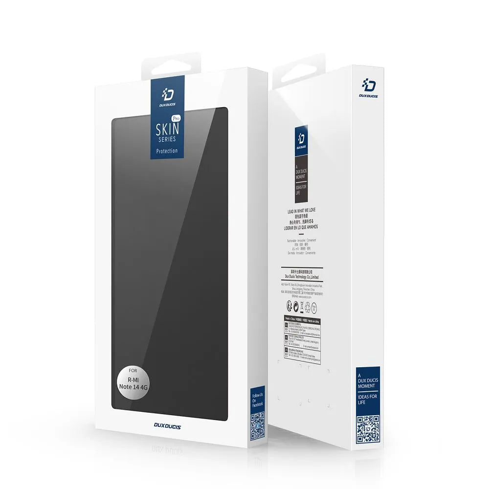 DUX DUCIS SKIN PRO futrola za REDMI NOTE 14 4G (163.25 mm) crna