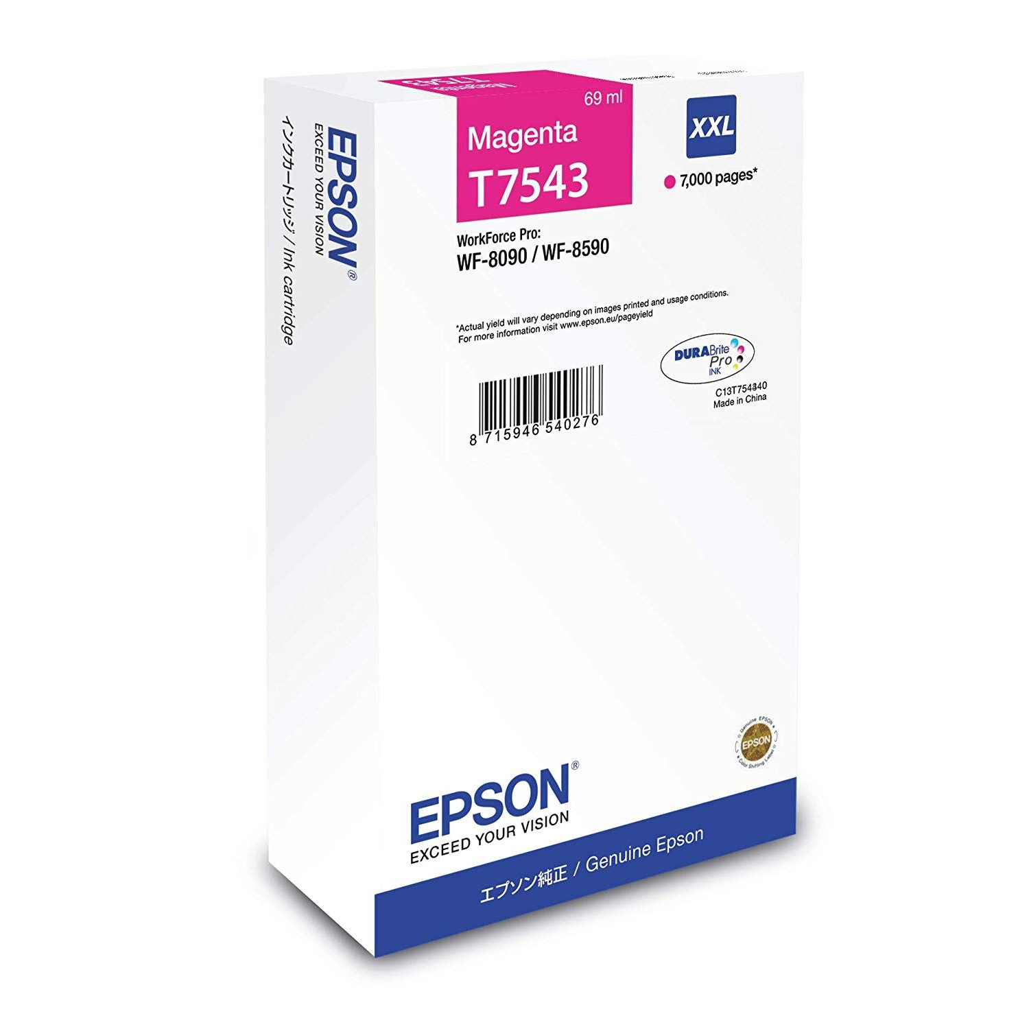 Epson T7543 spremnik s tintom 1 kom Original Magenta