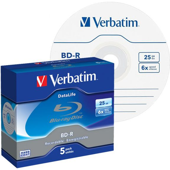Verbatim DataLife 6x BD-R 25 GB 5 kom