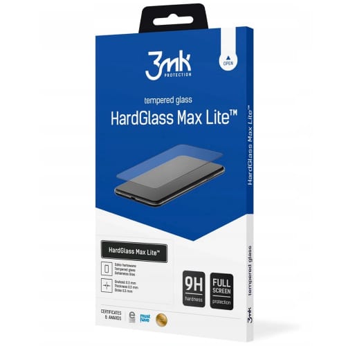 3MK HARDGLASS MAX LITE ZA MOTOROLA MOTO E20 CRNO