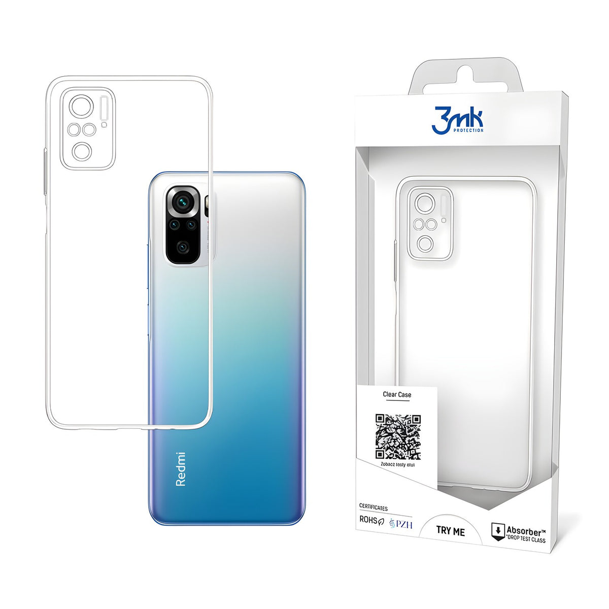3mk Clear case futrola za Xiaomi Redmi Note 10/Redmi Note 10S - Prozirna KP20243