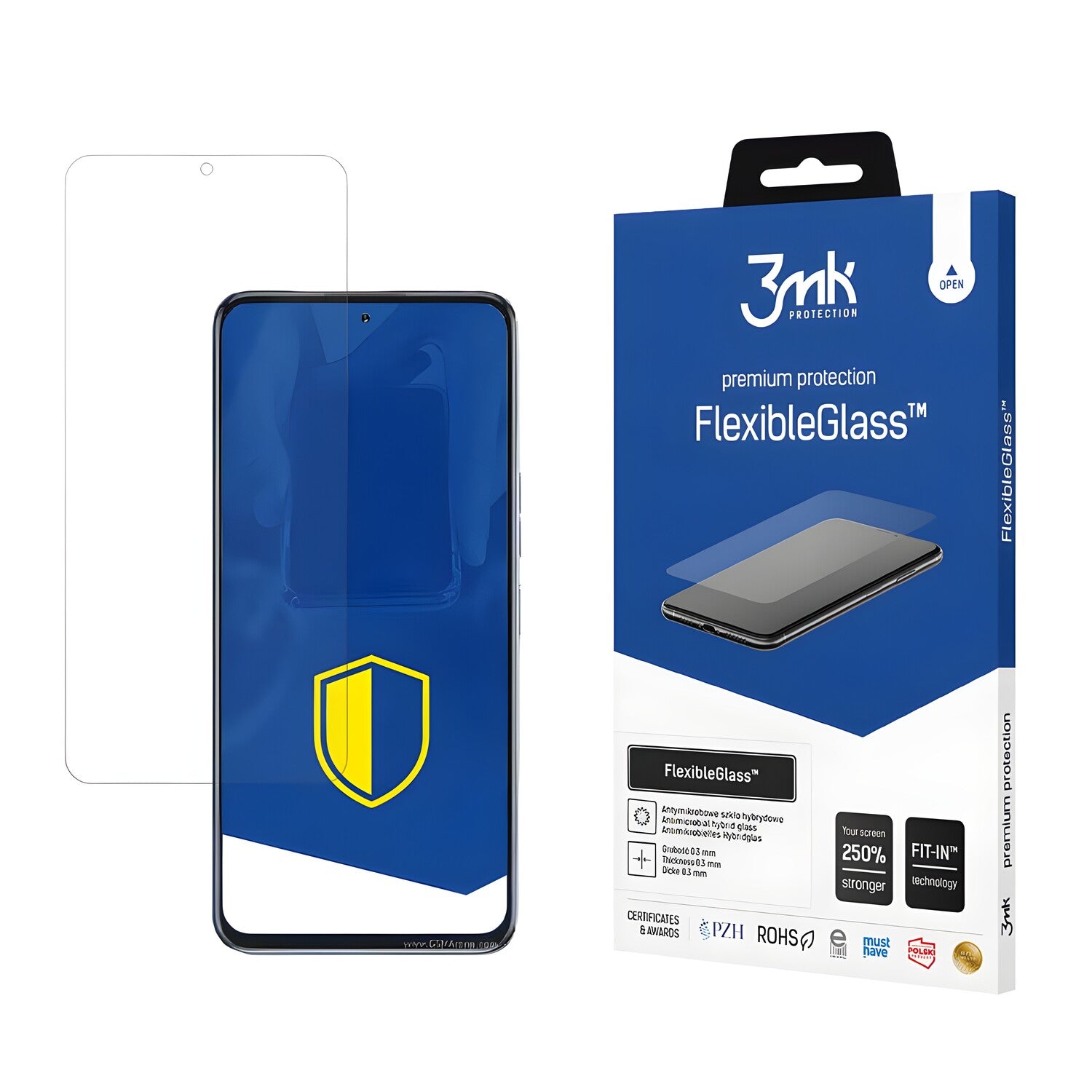 Zaštitno hibridno staklo 3mk FlexibleGlass za Tecno Camon 18 Premiere - Prozirna KP20481
