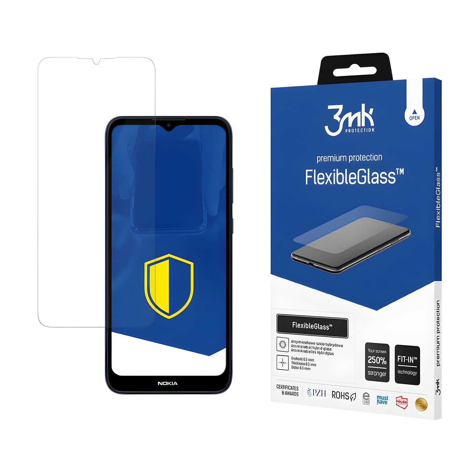 Zaštitno hibridno staklo 3mk FlexibleGlass za Realme C21 - Prozirna KP20480