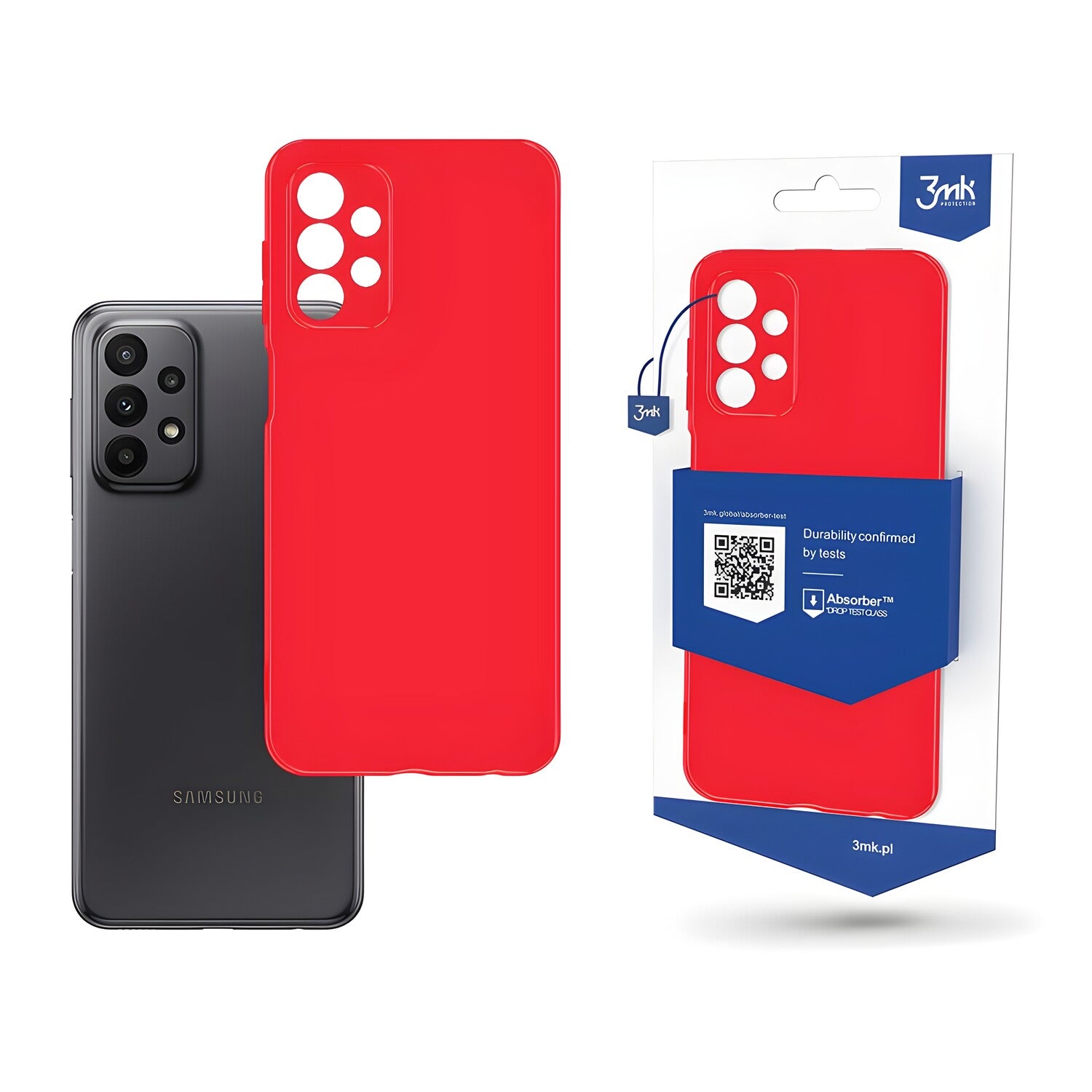 3mk Matt case futrola za Samsung Galaxy A23 - Crvena KP20300