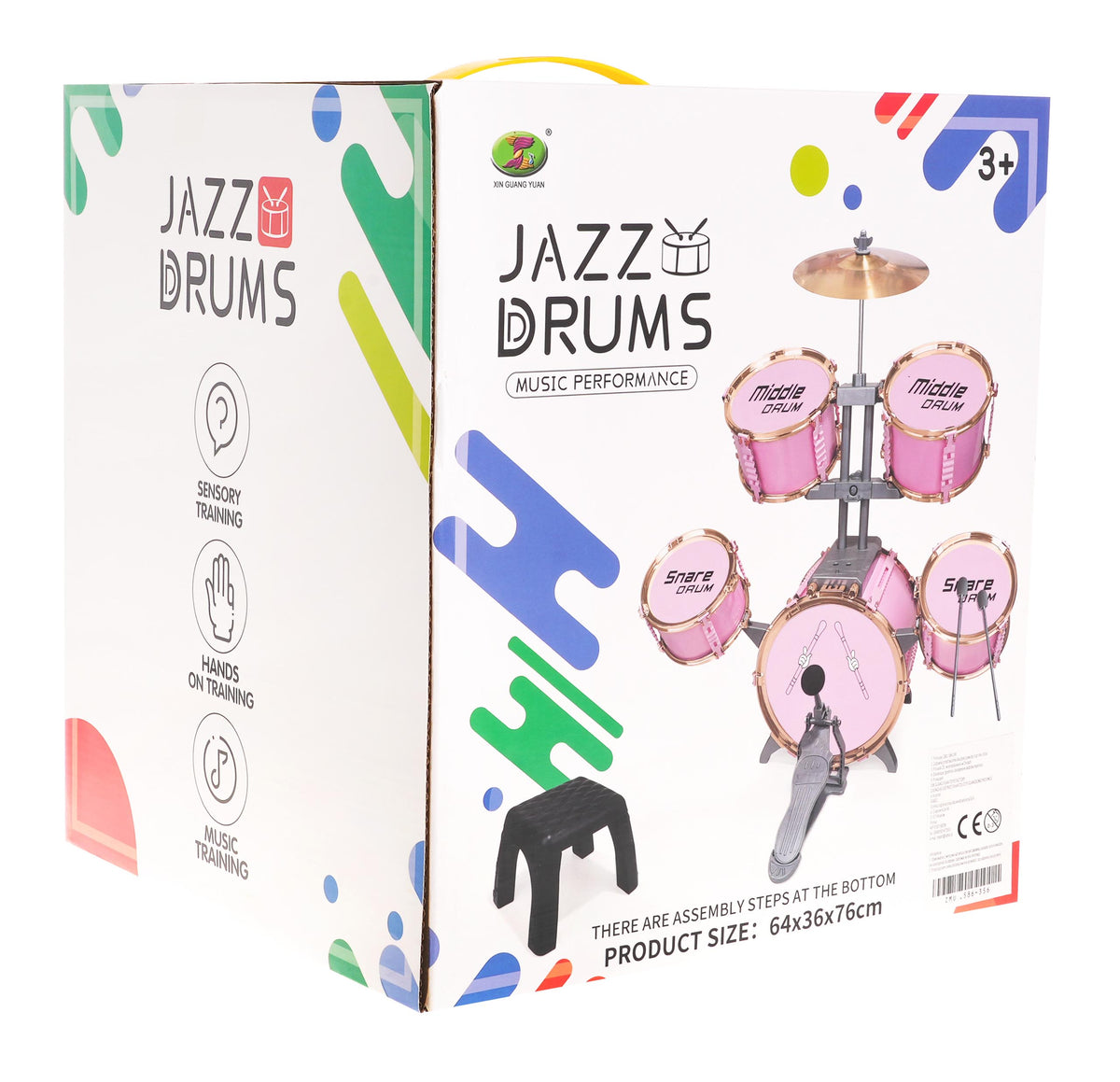 Veliki set bubnjeva Jazz - rozi