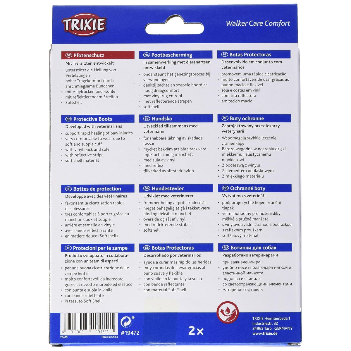 Čizme Trixie Walker Care Comfort Crna M