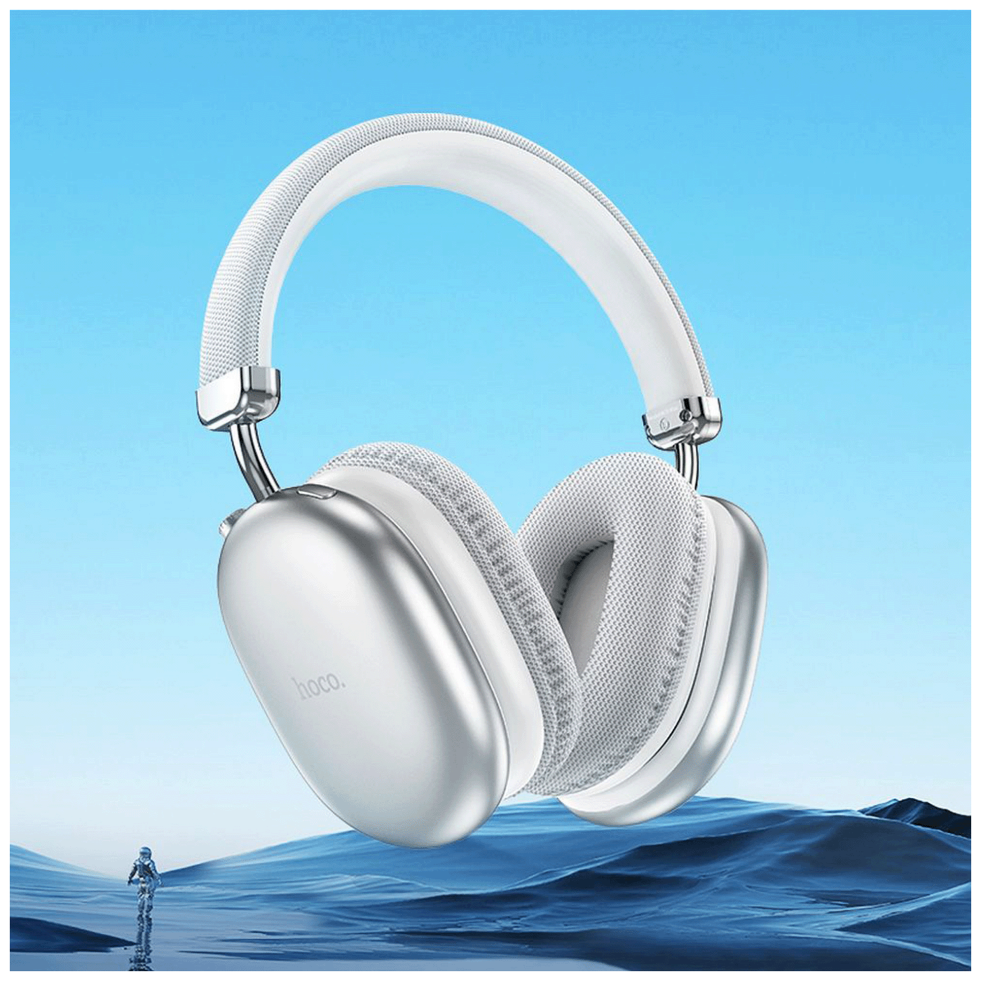 hoco. Slušalice bežične, Bluetooth - W45 Enjoy, White