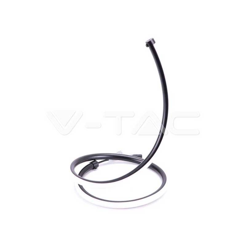 Lampa stolna dizajnerska 17W LED crna