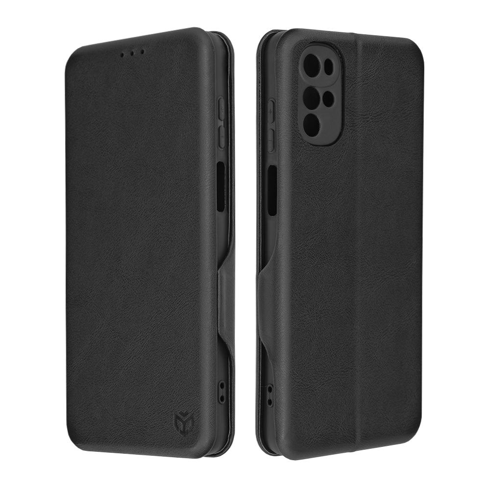 Techsuit Safe Wallet Plus preklopna futrola za Motorola Moto G22 – crna