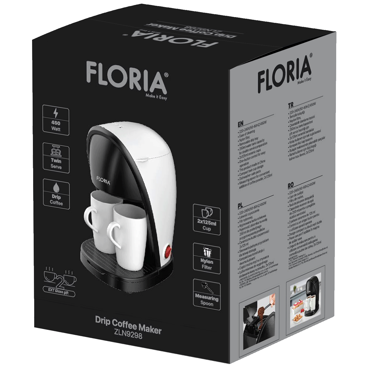 Floria Aparat za kavu, 370-450W - ZLN9297