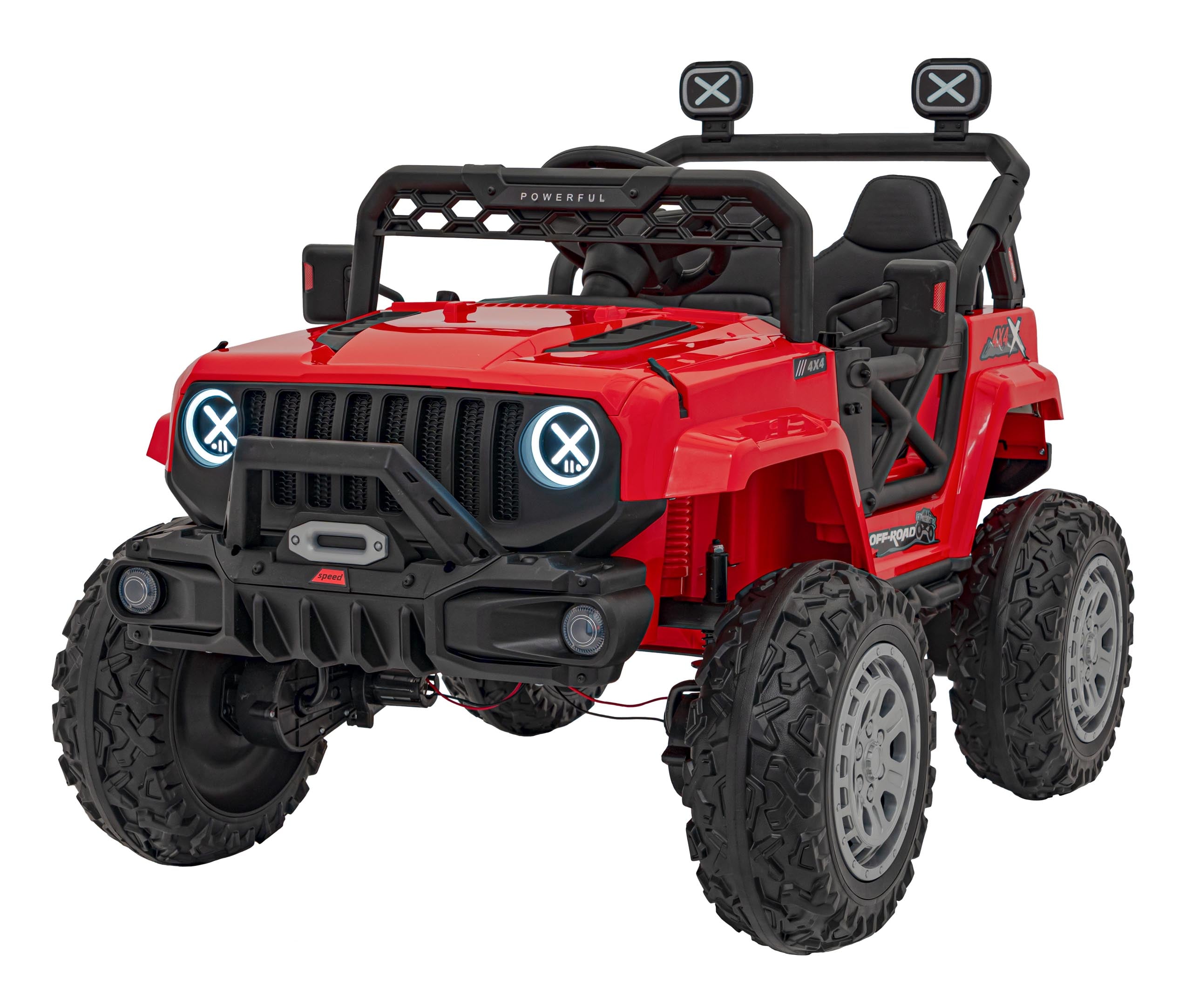 Auto na akumulator OFF ROAD Speed 4x4 - crveni