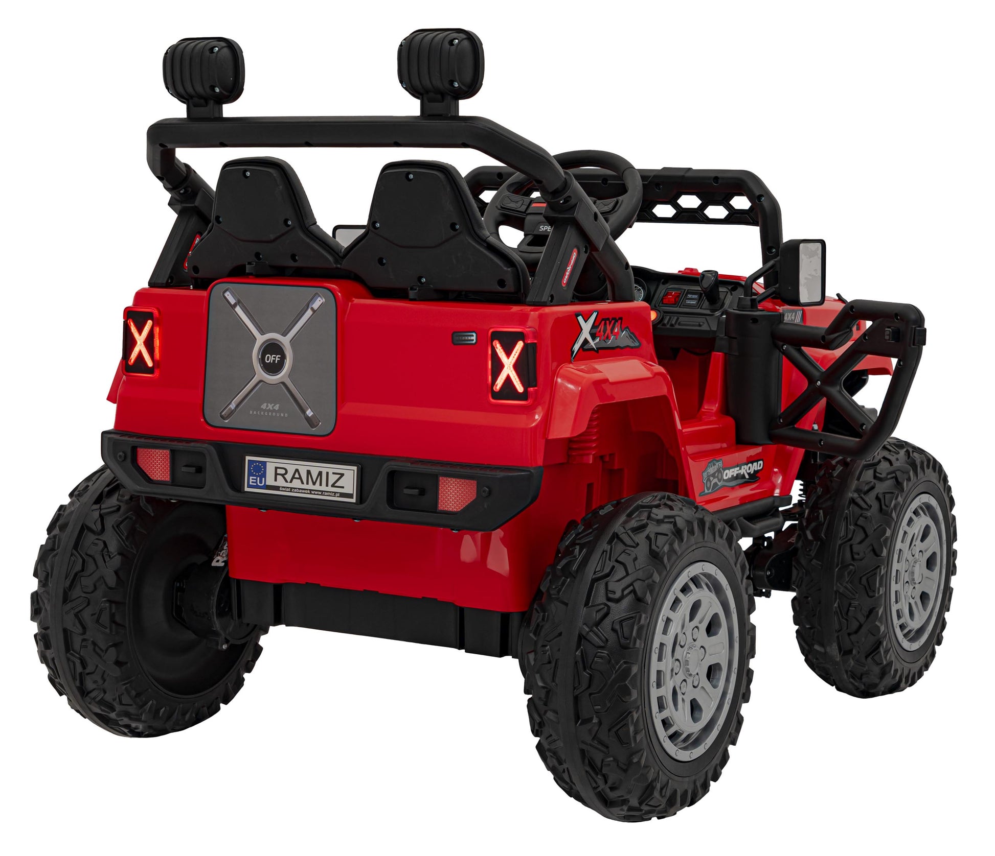 Auto na akumulator OFF ROAD Speed 4x4 - crveni