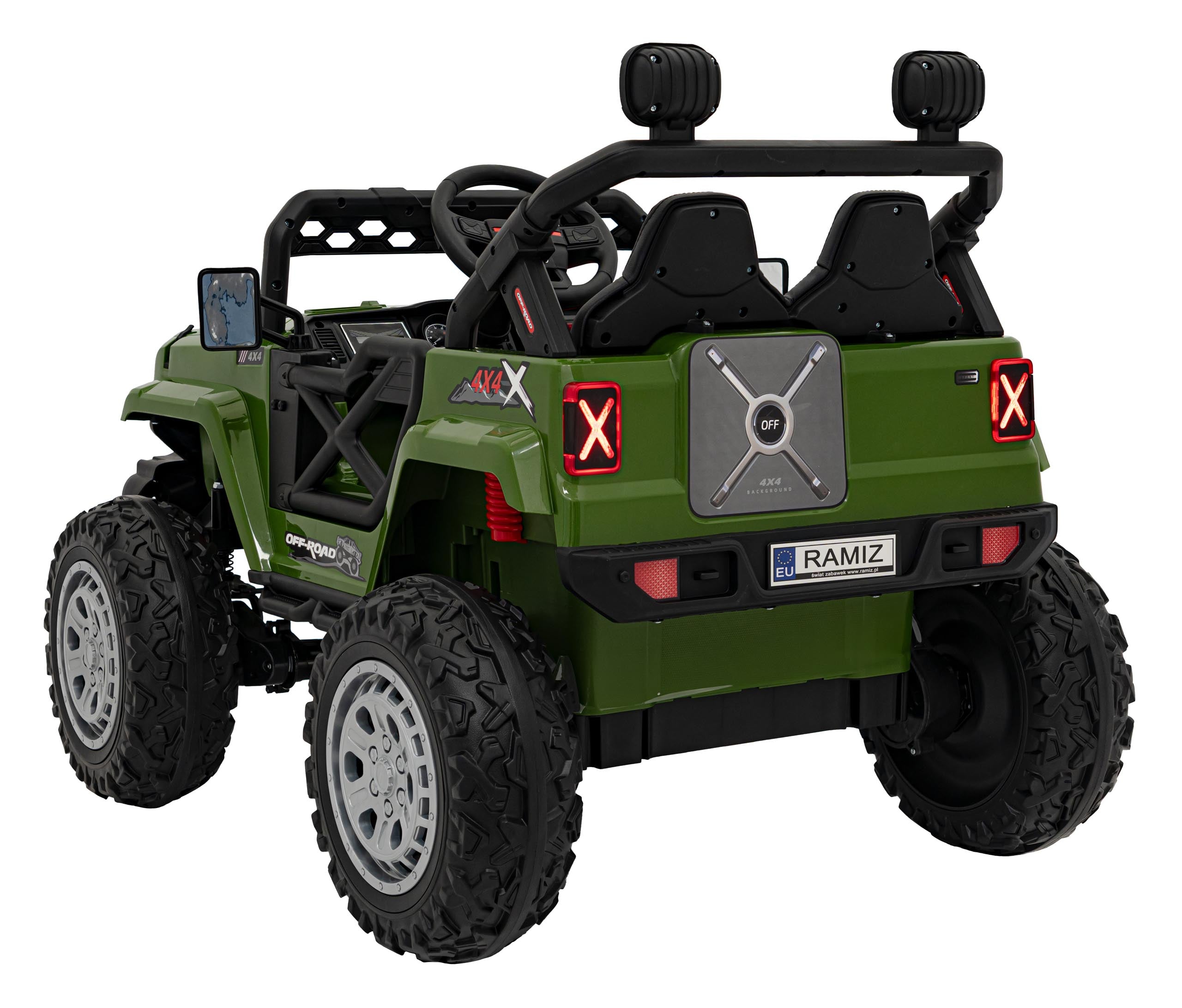 Auto na akumulator OFF ROAD Speed 4x4 - zeleni
