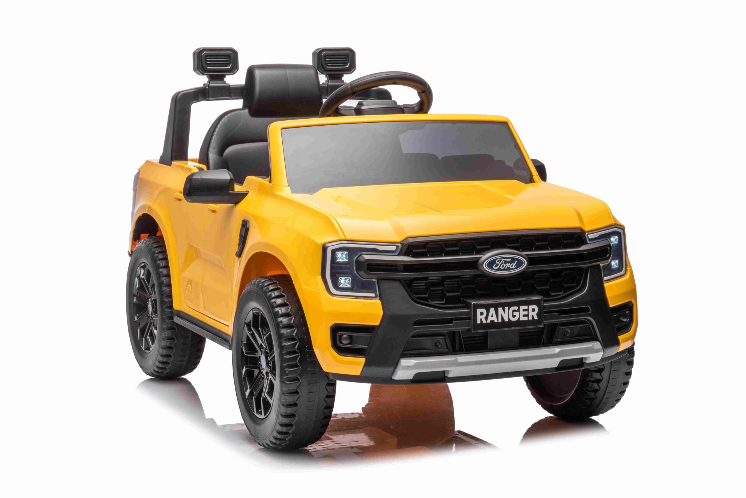 Licencirani auto na akumulator Ford Ranger LIFT - žuti